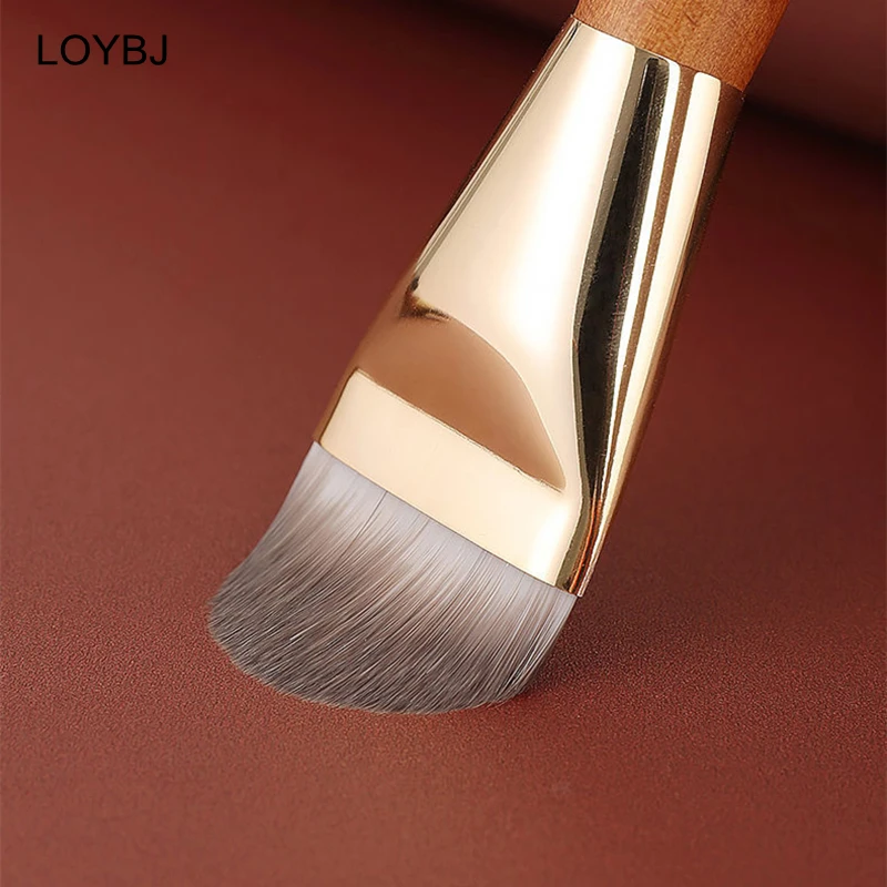 LOYBJ Super Thin Foundation Brush Professional Foundation Concealer Cream Flat Makeup Brush Liquid Foundation Face Make Up Tools