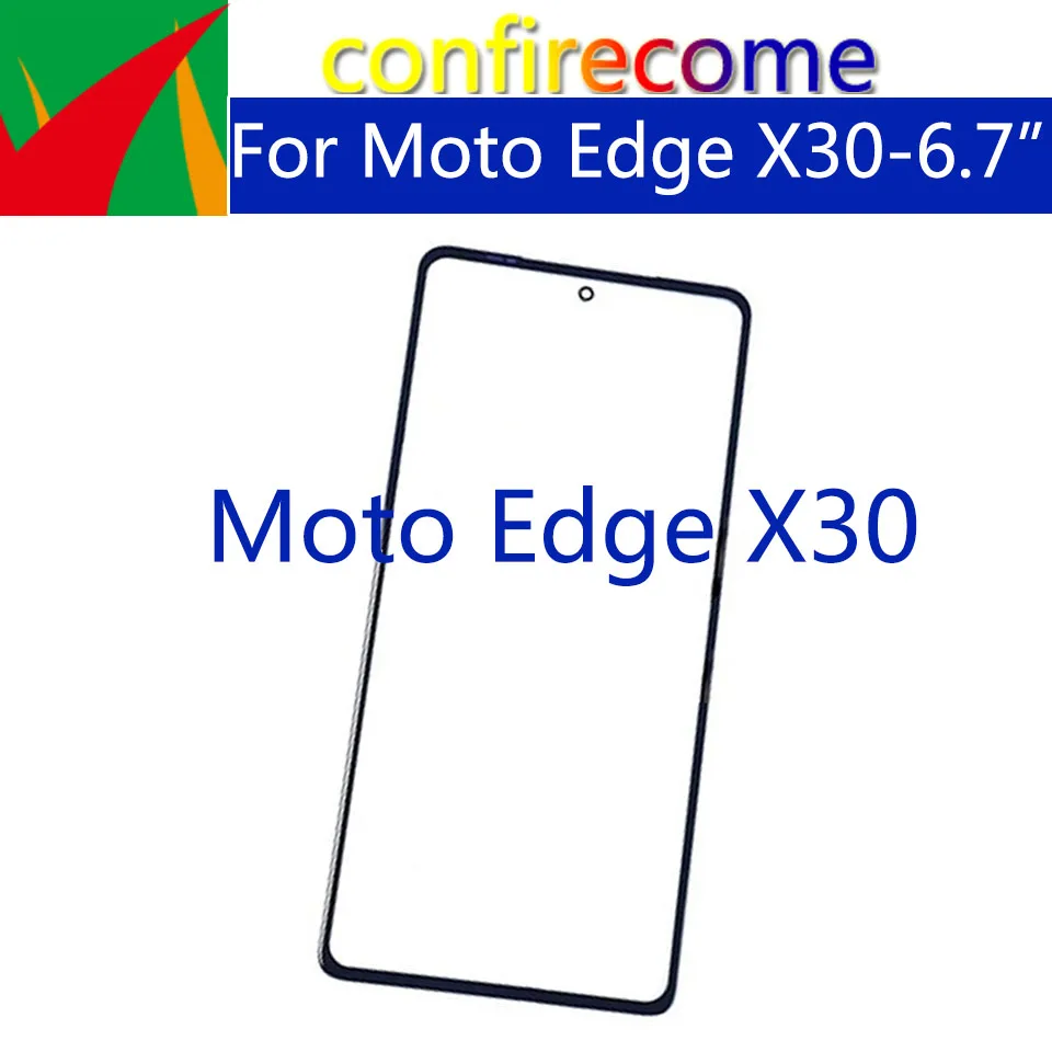 

10Pcs\Lot For Motorola Moto Edge X30 Touch Screen Front Glass Panel LCD Outer Lens Replacement