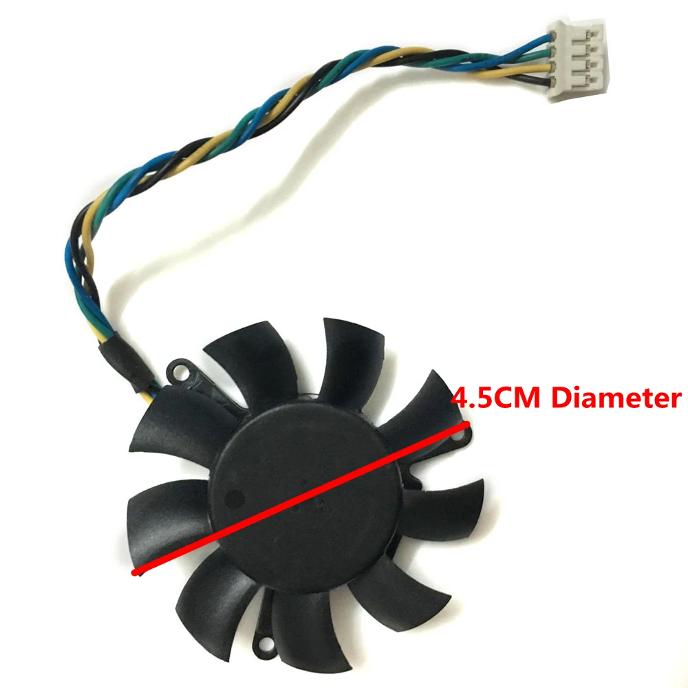 45mm 4pin MGT5012XR-W10 VGA Cooler Fan For Leadtek Quadro K620 PNY P400 P600 P620 P1000 Graphics Cards Replacement