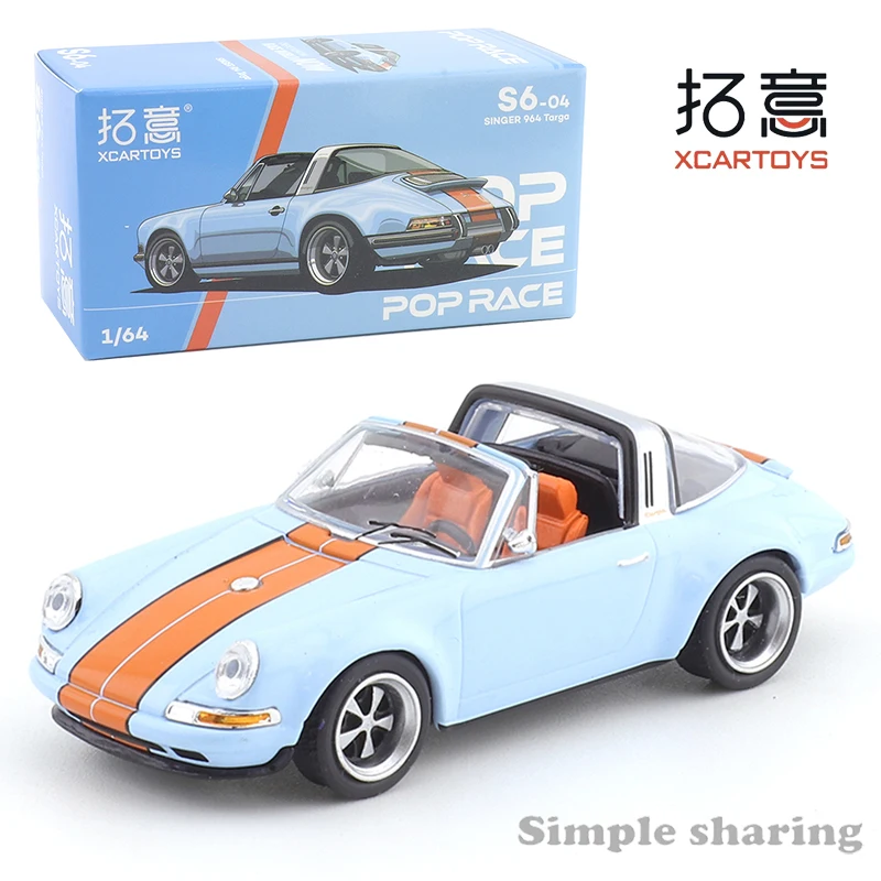 XCARTOYS Porsche 964 Singer 997 RWB Pressofuso In Lega Modello di Auto Per Adulti 1/64 Ornamento POPRACE Ragazzo Giocattolo