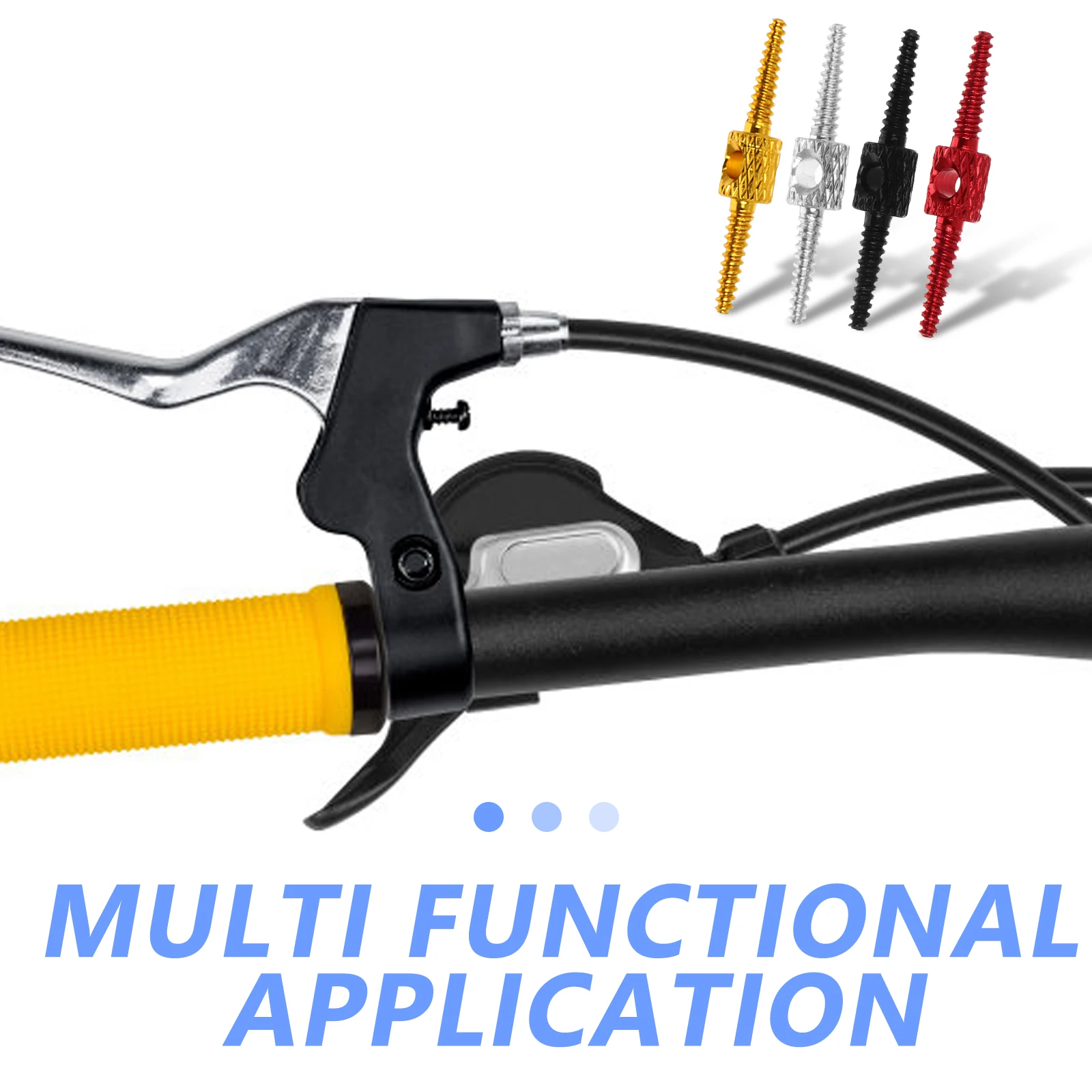 

4Pcs Bicycle Accessories Premium Bike Cable End Caps Corrosion Resistant Metal Tips for Brake Gear Protection Cycling Needs