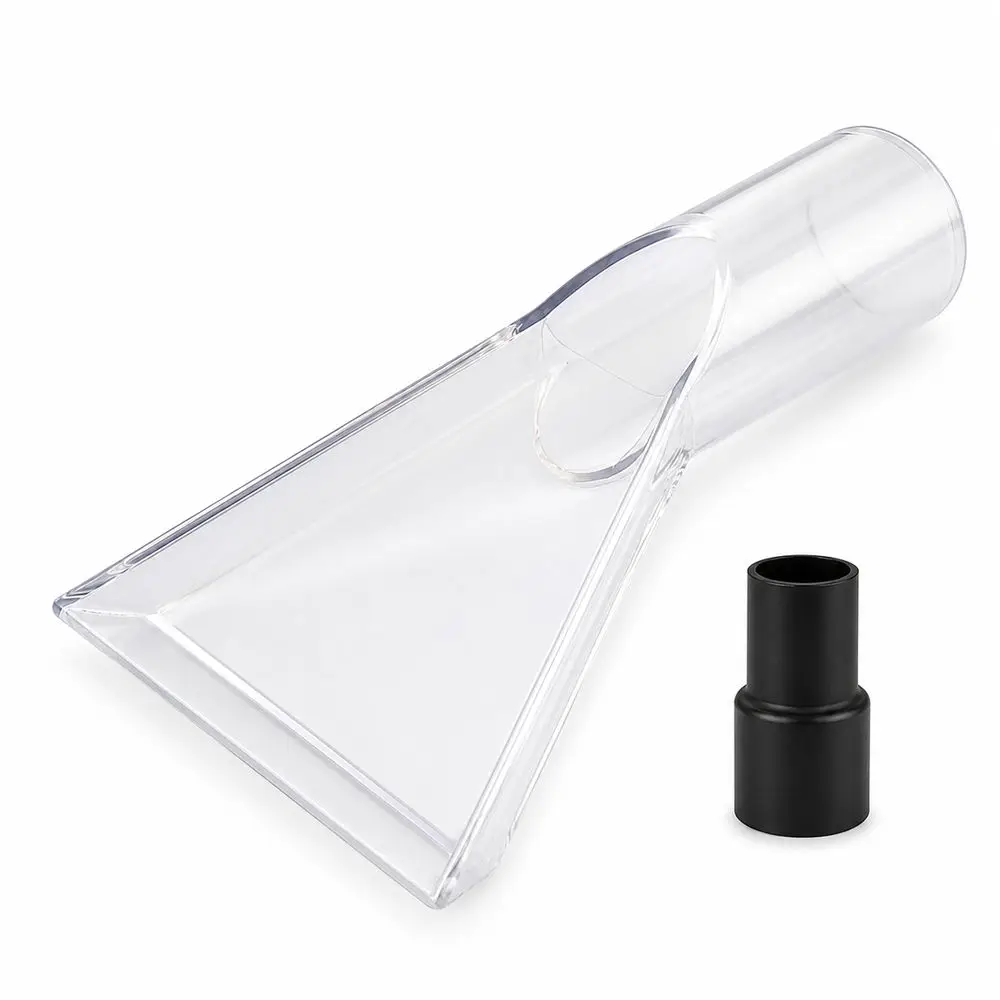 Transparent Vacuum Cleaner Nozzle Wide Mouth Angled Head Carpet Cleaning Nozzle Water Suction Plastic Suction Nozzle