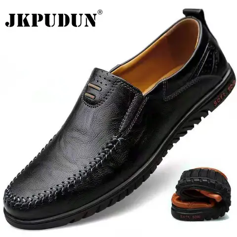 Men's Genuine Leather Dress Shoes JKPUDUN