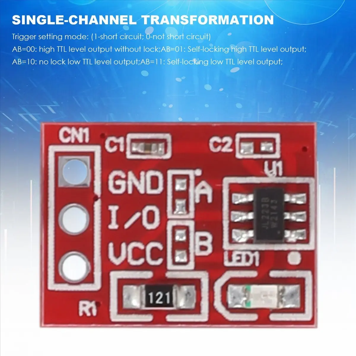 Essential 50Pcs Ttp223 Touch Button Modular Self-Locking Jog Capacitive Switch Single-Channel Transformation