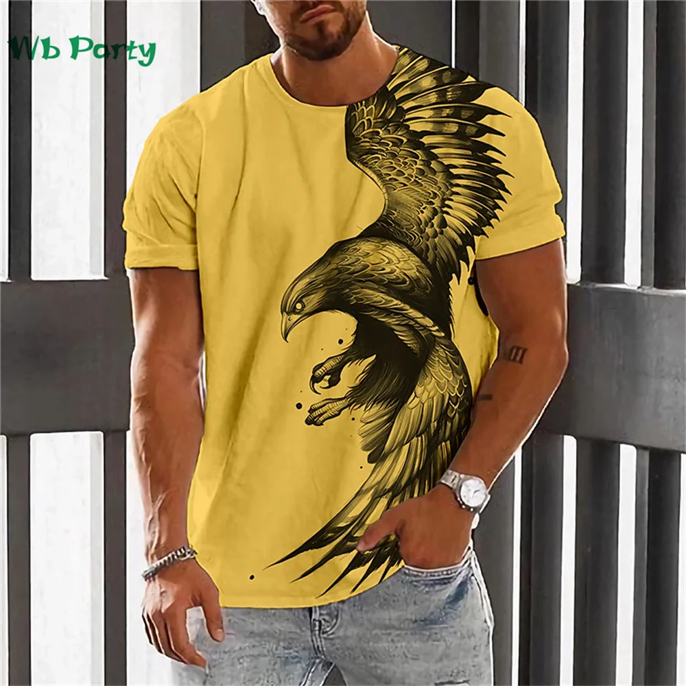 Animal Print Clothes Men Vintage Clothes Men\'s Summer Clothes Shirts Graphic Tee Short Sleeve Tee Animal Graphic T shirts Men