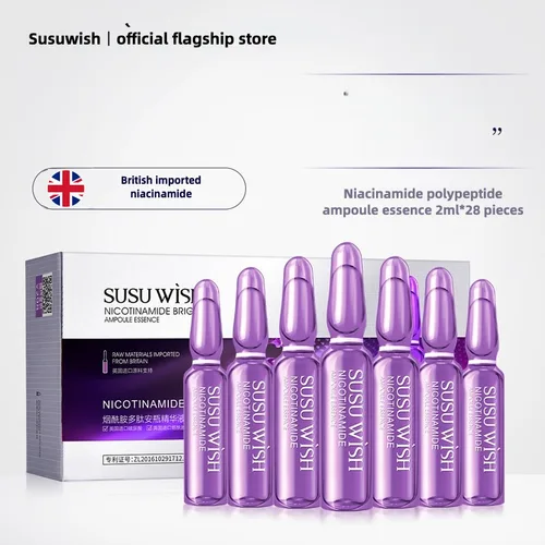 Imagen 2 del producto Suero de ampolla péptido de niacinamida, antienvejecimiento, reduce los poros, reafirmante de la piel, esencia para el cuidado de la piel Facial hidratante profunda