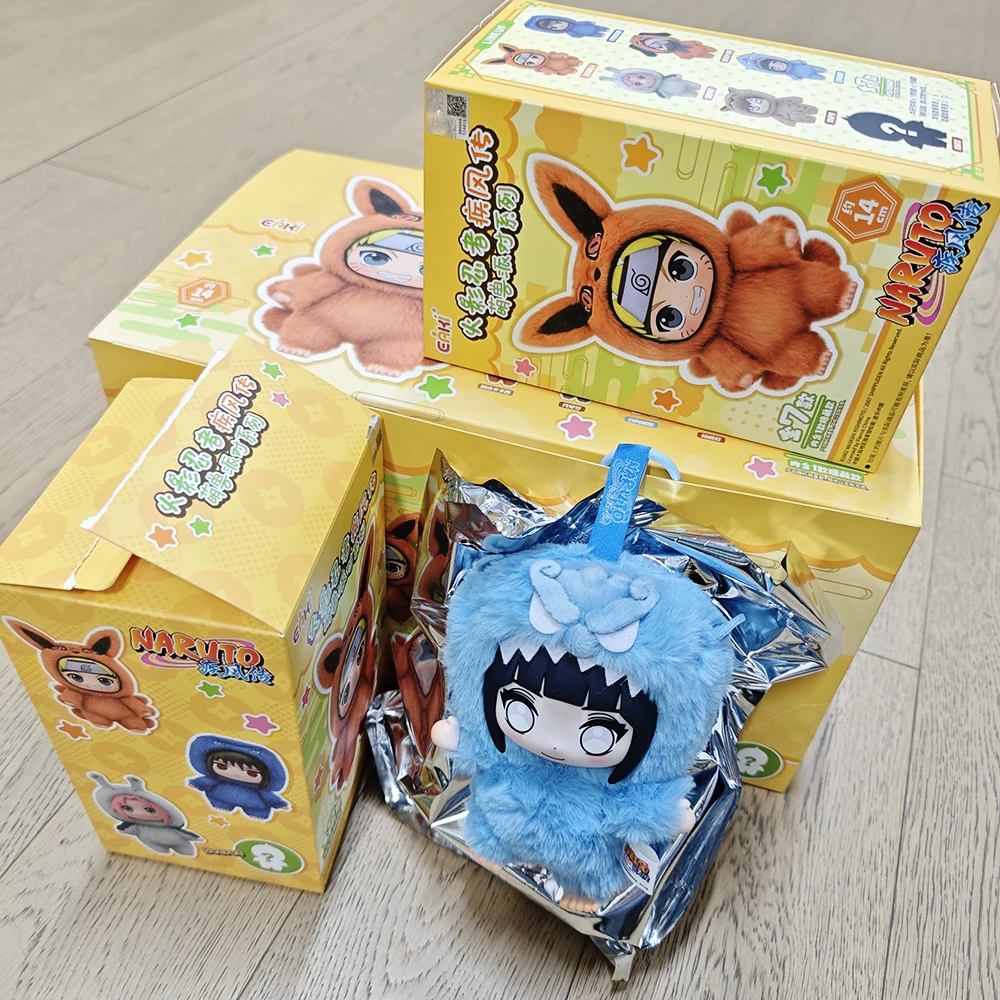 EAKI Naruto Scatola Cieca Shippuden Party Series Uzumaki Farcito Shippuden Peluche Figura Ornamento Collezione di Giocattoli Regalo di Compleanno per Bambini