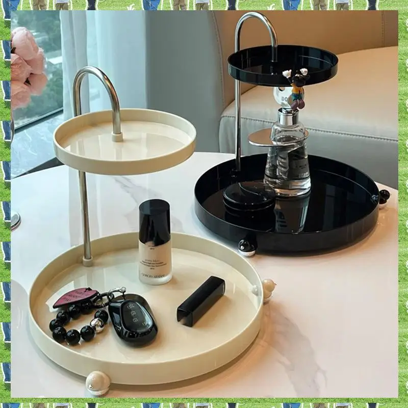 

FTS Makeup Organizer Tray Cosmetics Jewelry Lipstick Skin Care Rack Perfume Watch Glasses Key Rack Bathroom Shelf