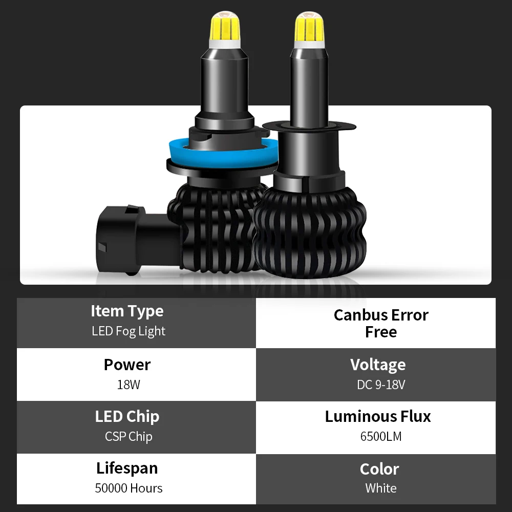 Canbus LED luz de nevoeiro para Volvo, acessórios da lâmpada, XC70, 1997-2013, 2001, 2002, 2003, 2004, 2005, 2006, 2007, 2008, 2009, 2010, 2011, 2012, PCes 2