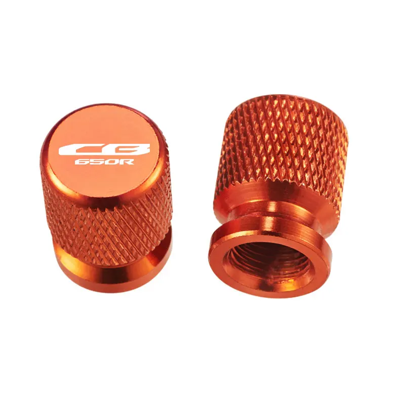 2 Buah Topi Penutup Batang Port Udara Katup Ban Aluminium CNC Sepeda Motor untuk Honda Cb650r Cbr650r Cb Cbr 650R 650 R Aksesori