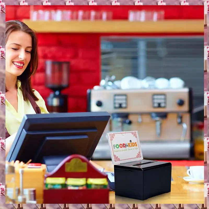 2025 Donation Box With Lock - Acrylic Suggestion Box With Slot, Ballot Lock Box With Sign Holder For Raffle, Voting,Donation Box