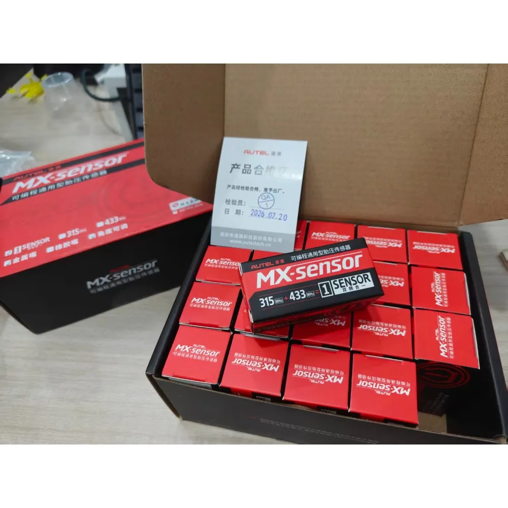 For AUTEL 2‑in‑1 315/433MHz Metal TPMS Sensor, Unlimited Edit Programmable Tire Pressure Sensor