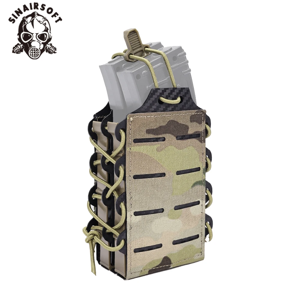 

New Tactical bilayer Molle Magazine Pouches Airsoft AK 7.62 5.56mm M4 AR 15 Rifle Mag Bag Hunting Accessories