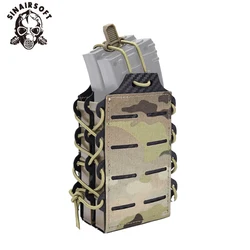 New Tactical bilayer Molle Magazine Pouches Airsoft AK 7.62 5.56mm M4 AR 15 Rifle Mag Bag Hunting Accessories
