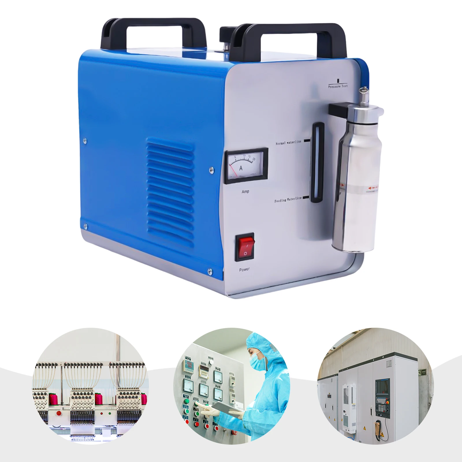 H160/H180 Acrylic Polishing Machine Tabletop Acrylic Flame Polishing Machine 220V/110V Oxygen Hydrogen Gas Flame