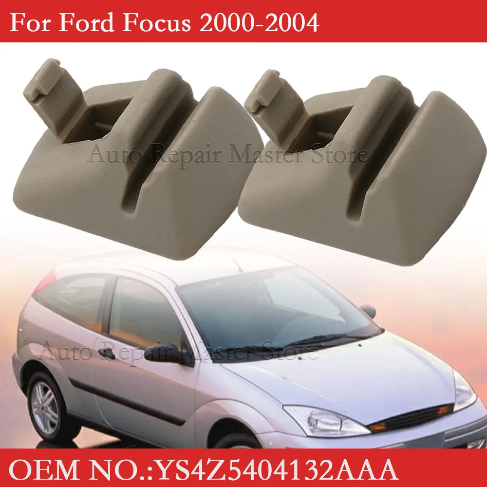 2Pcs/1Pc YS4Z5404132AAA Grey Sun Visor Retainer Clip For Ford Focus 2000 2001 2002 2003 2004 YS4Z-5404132-AAA