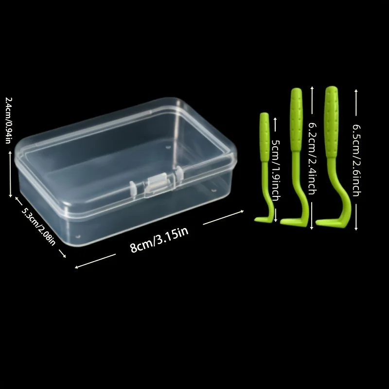 4pcs/set Tick Removal Tool Set,More Effective and Safer,Tick Removal Tools for Dogs,Suitable for Dogs, Cats, Horses, and Humans
