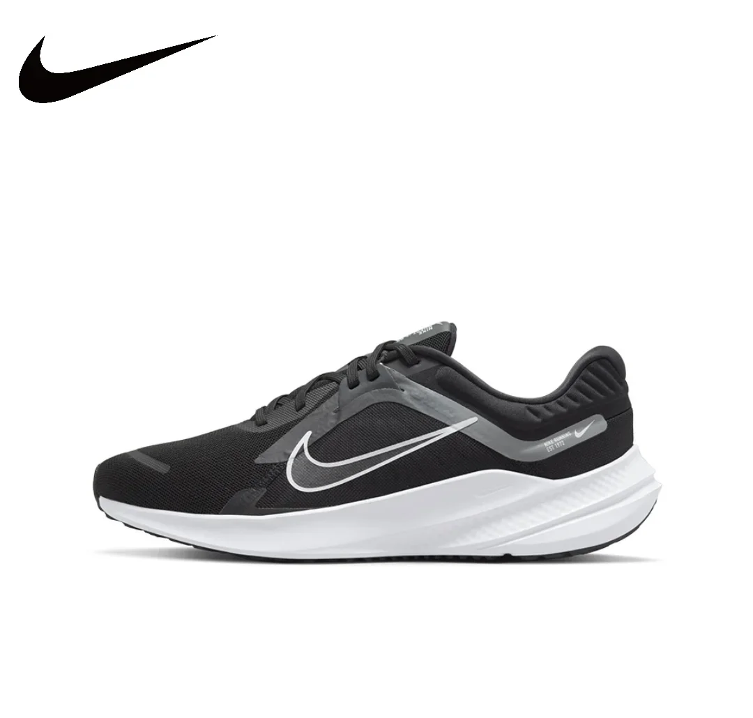 NIKE  original shoes men new style QUEST 5 Breathable Lightweight Cushioned Road Running Shoes