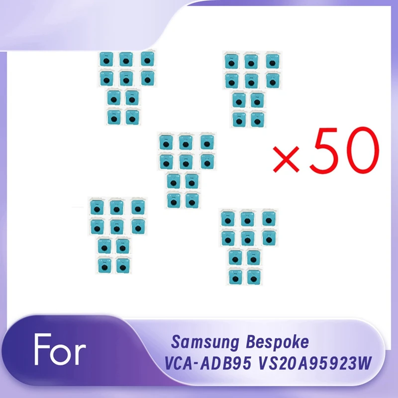 50 шт. мешок для сбора пыли для Samsung VCA-ADB95 VS20A95923W Jet Clean, вакуумные аксессуары, мешок для пыли, нетканый мешок