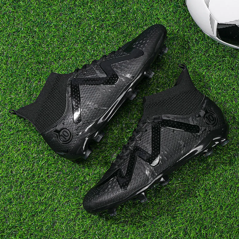 Men Football Boots FG/TF Professional Unisex Non Slip Kids Soccer Shoes Grass Training Outdoor Football Shoes Futsal Sneakers