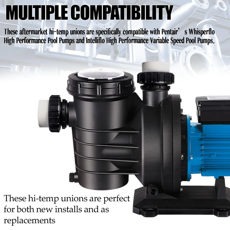 2 inch MIP X 2 inch hoge temperatuur fitting voor Pentair Whisperflo Intelliflo voor Schema 40 mannelijke adapter