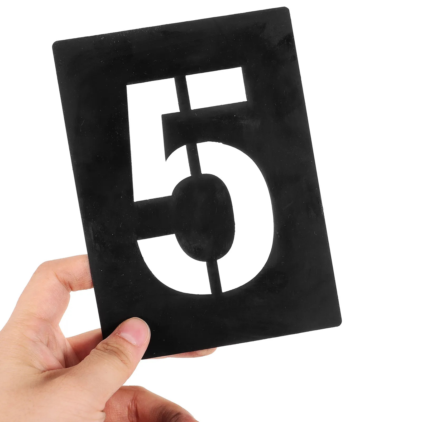 

Набор трафаретов для цифр из ПВХ (0-9), прочные, многоразовые, для рисования на дереве, праздничных поделок, вывесок, домашнего декора