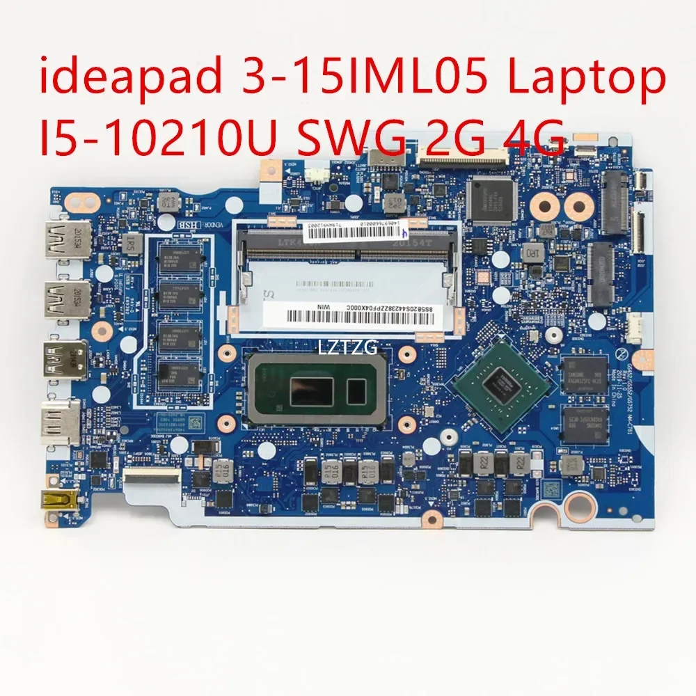 Motherboard For Lenovo ideapad 3-15IML05 Laptop Mainboard I5-10210U MX130 2G 4G 5B20S44238