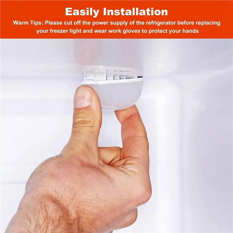 【電子アクセサリー】交換用led電球-w11251749-w11602886-ワールプール-ケンモア-アマナ-冷蔵庫-冷凍庫用-2個パック