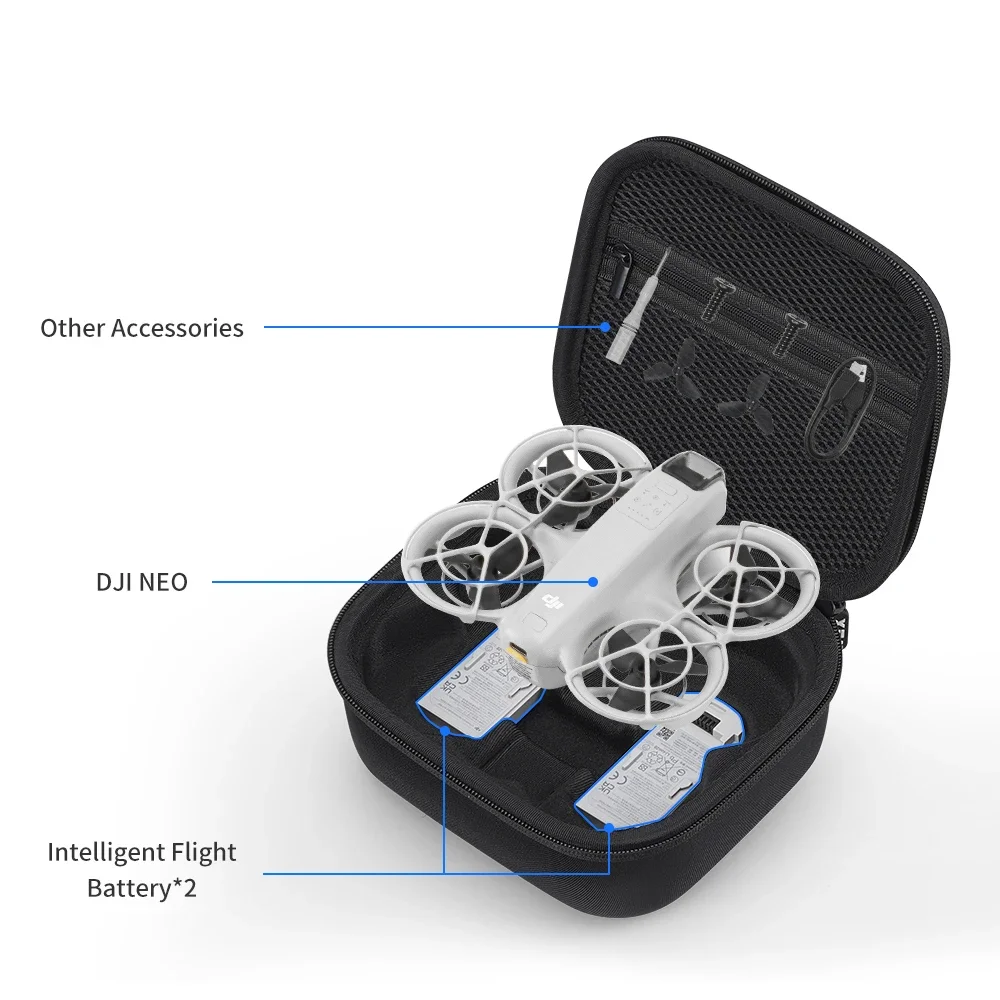 For DJI Neo Storage Bag Protective Case Shockproof for DJI RC-N3 Remote Controller Handbag Travel Carrying Box Drone Accessories