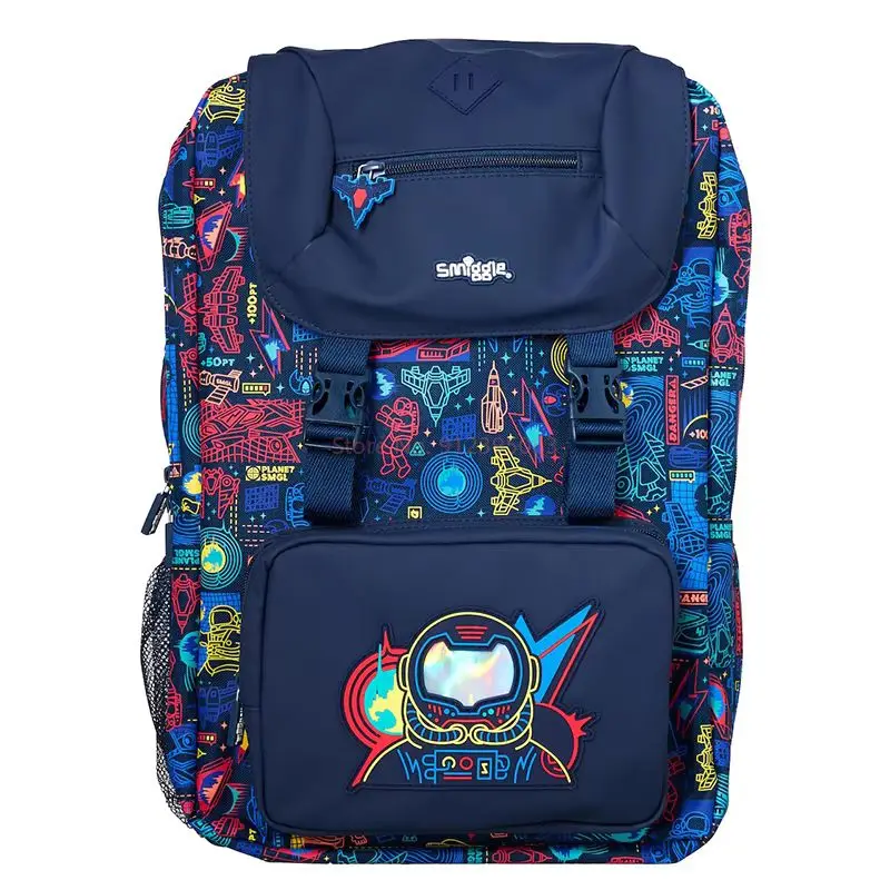 New Zealand Smiggle Cartoon Backpack For Students In Grades 4-6 Cute Schoolbags For Boys And Girls Postman Backpacks Stationery