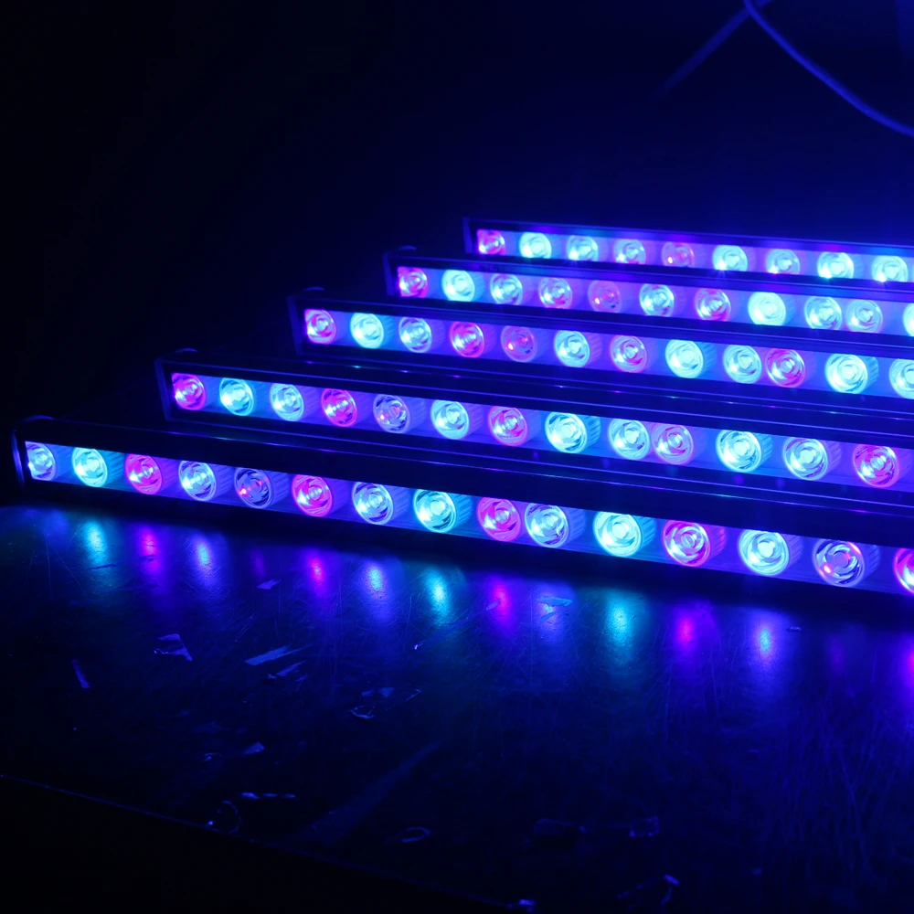 Imagem -06 - Impermeável Led Aquarium Bar Light Hard Strip para Reef Coral Growth Iluminação do Tanque de Peixes Lâmpada da Planta 18x3w 27x3w Ip65