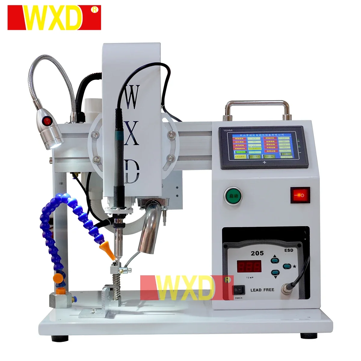 Semi-automatic soldering machine automatic welding machine USB aviation plug welding wire machine