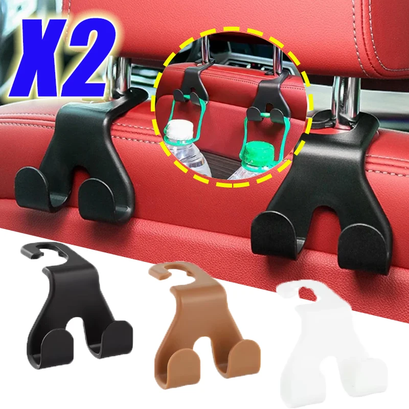 

Hidden Car Seat Backrest Hook Multi-functional Rear Cell Phone Bracket Hook Creative New Three Colors Available Car Accessories