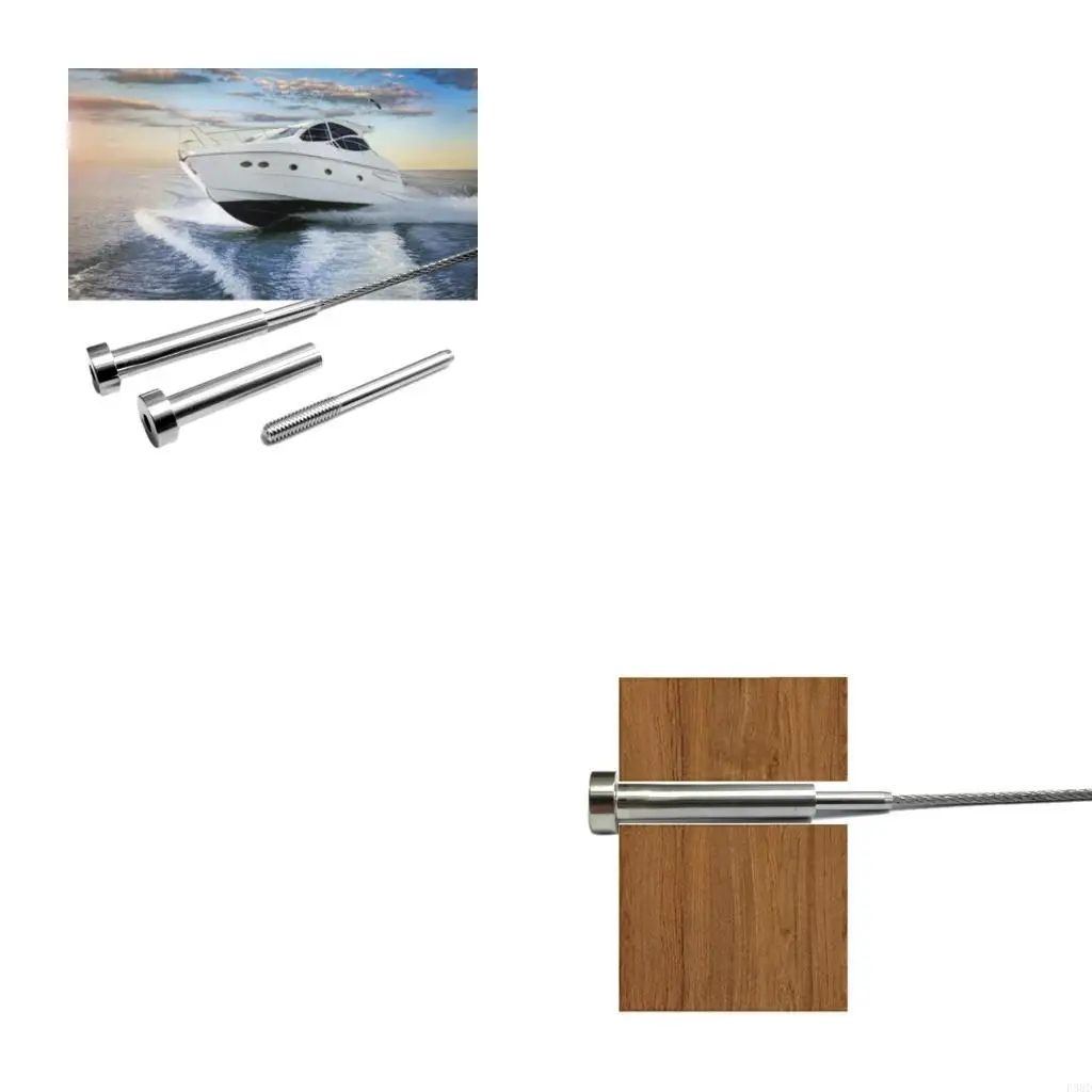 

Конечный фитинг терминала терминала для рельсов кабельной палубы 1/8 ручная плюса