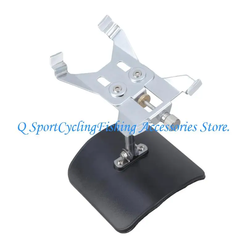 

Серебристый гитарный зажим с черным стабилизирующим основанием. Надежный, нескользящий дизайн. Эргономичный.