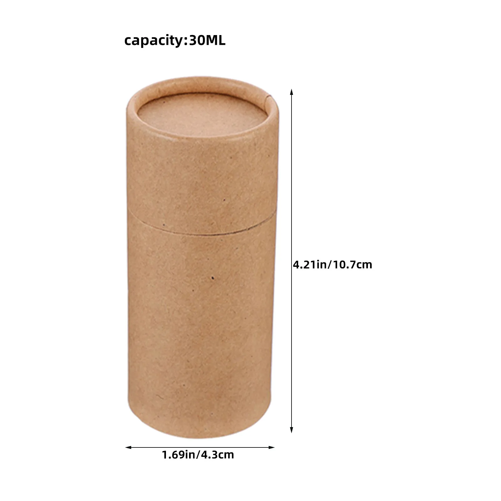 8Pcs Kraft Paper Mailing Tubes Cardboard Tubes Giftready Craft Packaging Document Tube Holder for Tea Essential Oil Storage view 5