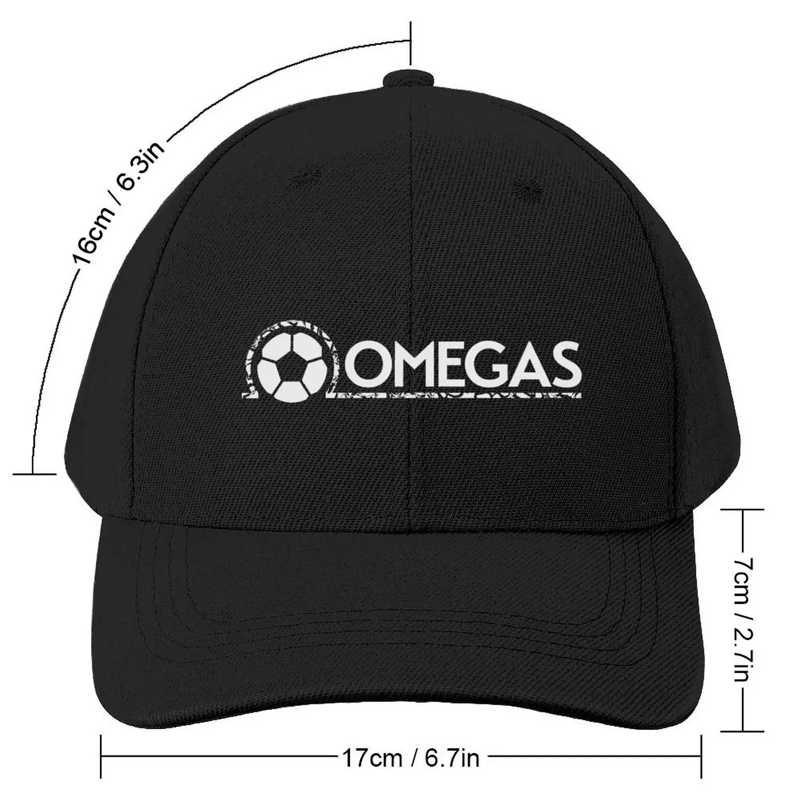 Omegas หมวกเบสบอล wordmark สำหรับเล่นฟุตบอล, หมวกแก๊ปหมวกหมวกแก๊ปใส่ตกปลากันแดดสำหรับผู้หญิงชายหาดของผู้ชาย