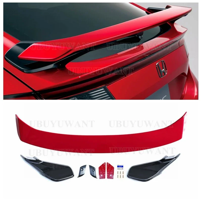 For Honda Civic Hatchback Type-R Style  2022 2023 Car Trunk Spoiler ABS Auto Rear Trunk Wing Accessories Spoiler