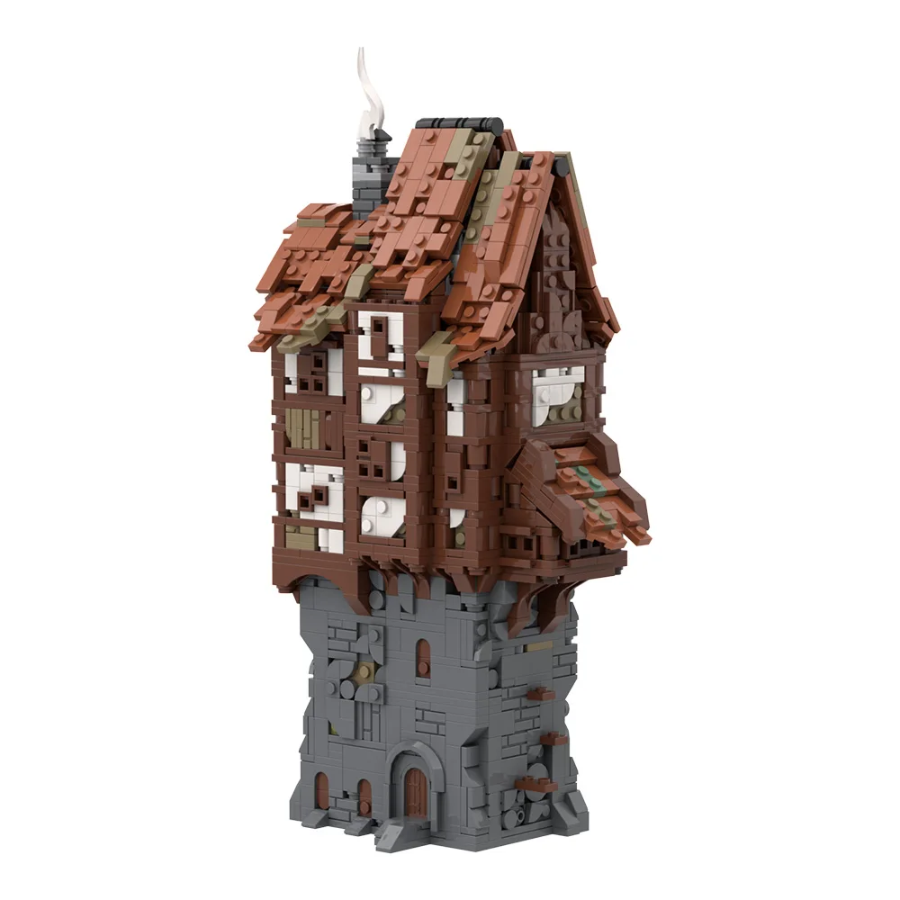 

MOC Medieval Nameless Village Building Block Toy