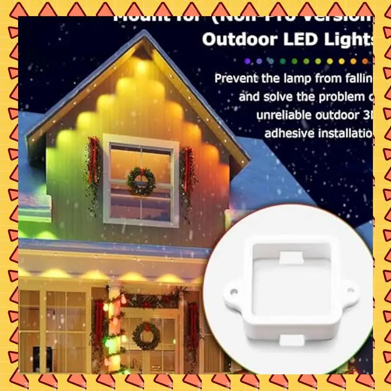 

A008 72Pcs Light Clips For Govee Outdoor Lights,Mounting Brackets For Govee(Non-Pro Version H705)Outdoor LED Lights Extension