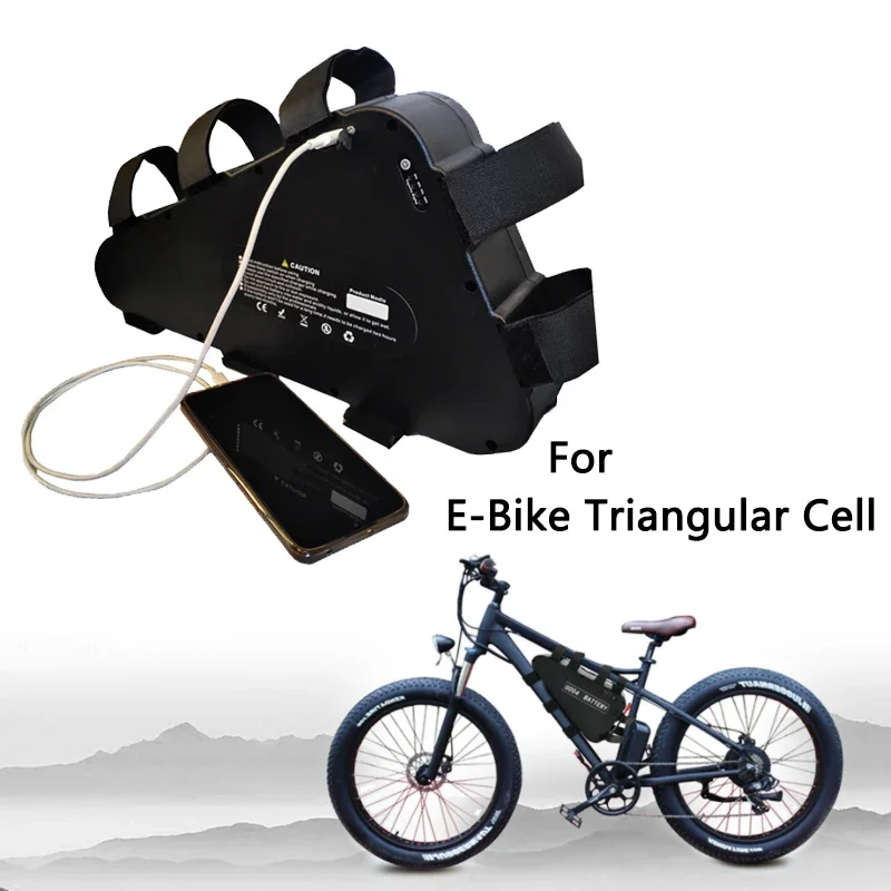 Triangle Electric Bicycle eBike Battery 48V 52V for 20Ah 30Ah Bateria Bafang 500W 1000W 1500W 2000W 18650.00