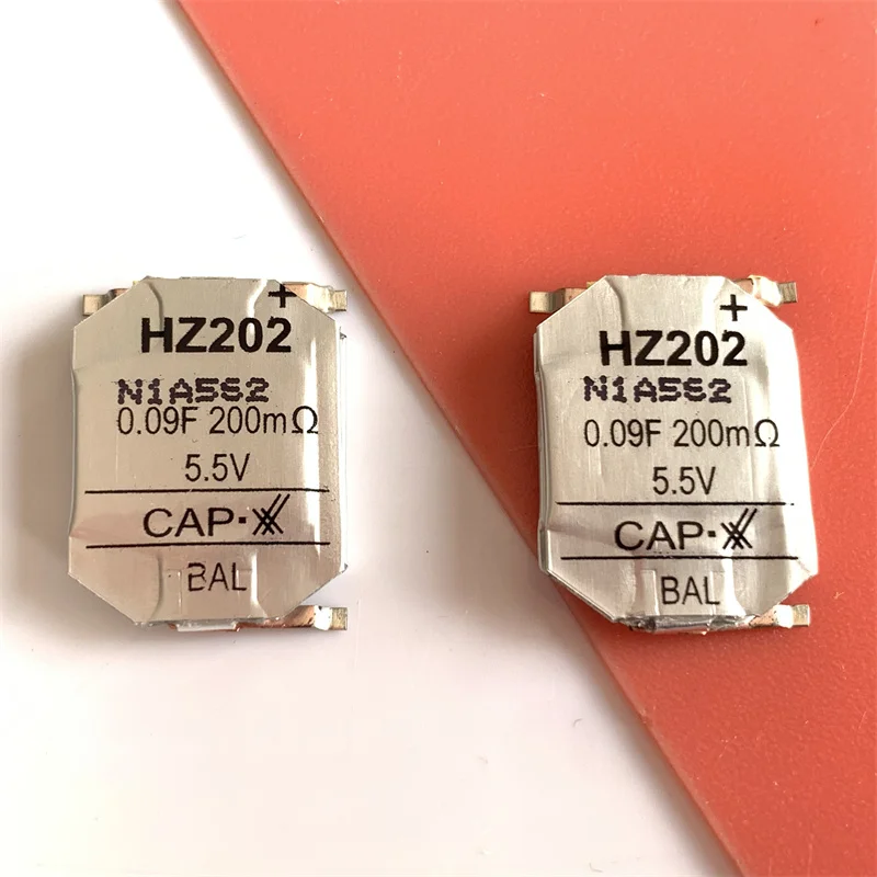 1PCS HZ202 0.09F 200m Euro 5.5V HZ202F imported Farad capacitor genuine,
