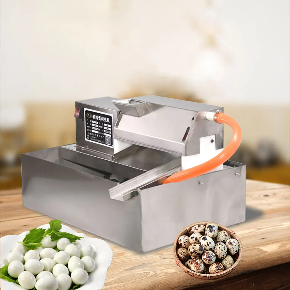 

Quail Egg Peeler Shelling Machine Electric Stainless Steel Peeling Machine Small Water Cycle Shelling Machine