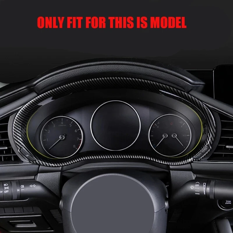 

Для Mazda 3 Axela CX-30 2019-2022 2023 внутренний Стайлинг дисплей приборной панели спидометр датчик крышка отделка экрана Рамка отделка