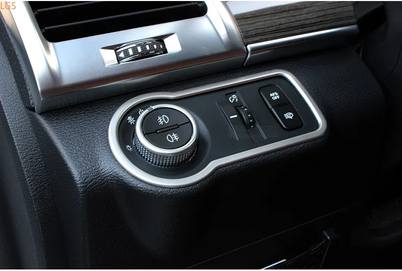 

For Haval H9 2015-2019 stainless steel Headlight adjustment decorative frame anti-scratch protection car accessories