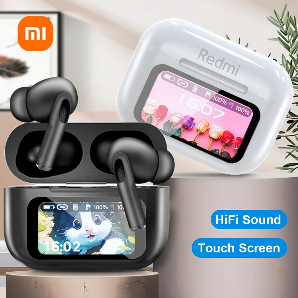 Xiaomi Redmi TWS سماعة لاسلكية تعمل بالبلوتوث سماعات مزدوجة ستيريو ENC للحد من الضوضاء HD HiFi سماعات الموسيقى مع ميكروفون سماعات الأذن