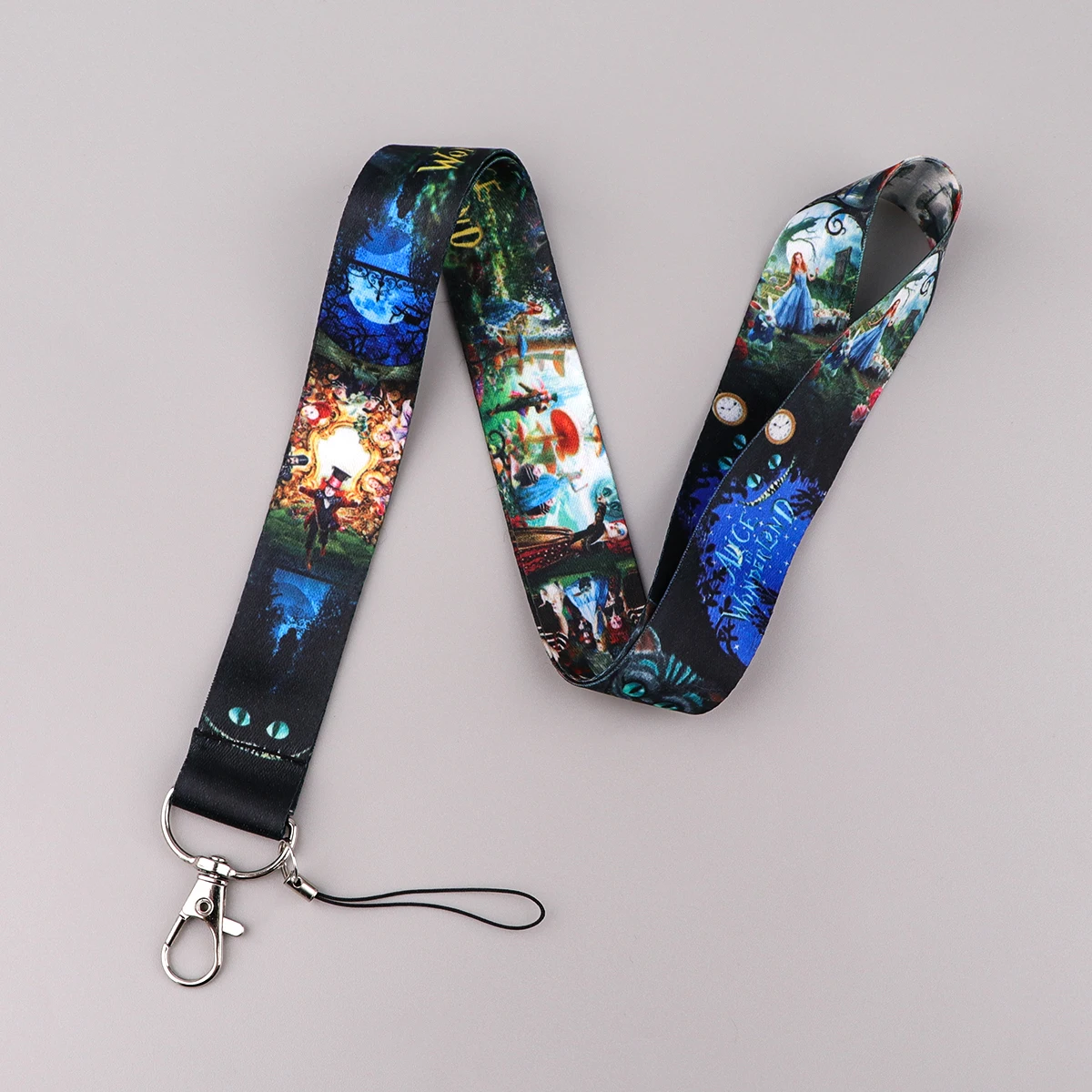 Cartoon Figures Lanyard For Keys ID Credit Bank Card Cover Badge Holder Phone Charm Key Lanyard Keychain