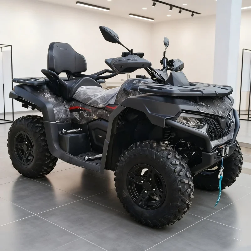 

High Clearance Suspension Rough Terrain ATV 4WD Lock Shock Resistant Rocky Trails All-Weather Adaptability ATV