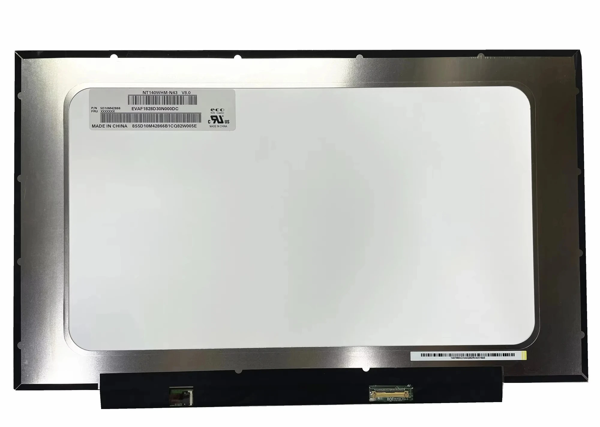 

NT140WHM-N43 fit NT140WHM-N44 N140BGA-EA4 B140XTN07.2 14.0'' Laptop LCD Screen 1366x768 EDP 30 Pins