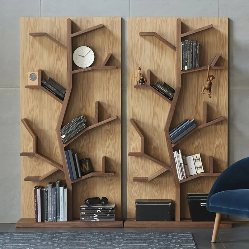 

Bookshelf Bookcase Simple walnut tree shape